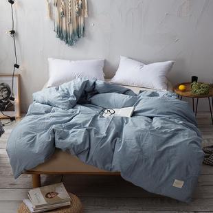 274厘米澳大利亚 248 纯棉色织水洗纯棉平棉被套美国King210 228