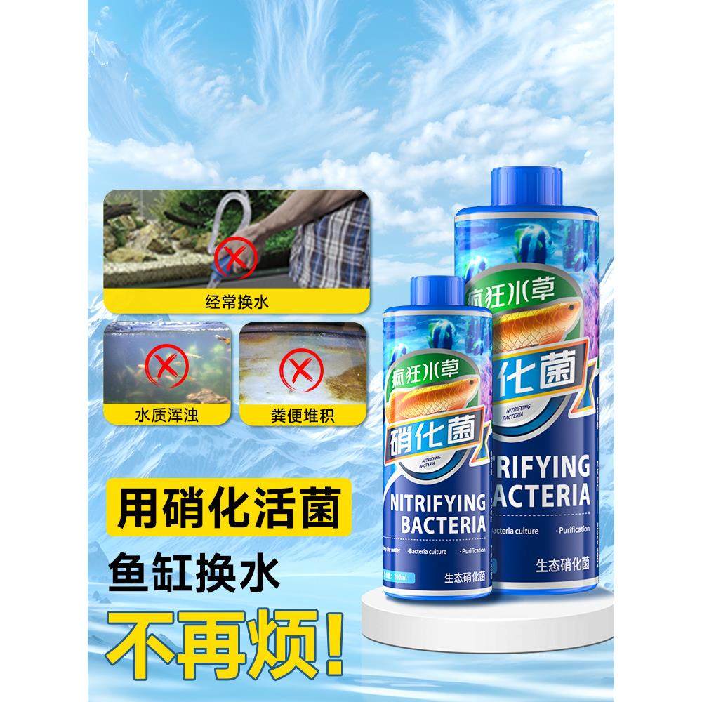 硝化细菌鱼缸净水器鱼净化水质稳定剂分解鱼粪硝化活菌液,宠物/宠物食品及用品,硝化细菌,淘宝优惠券,粉丝福利购,淘宝优惠卷