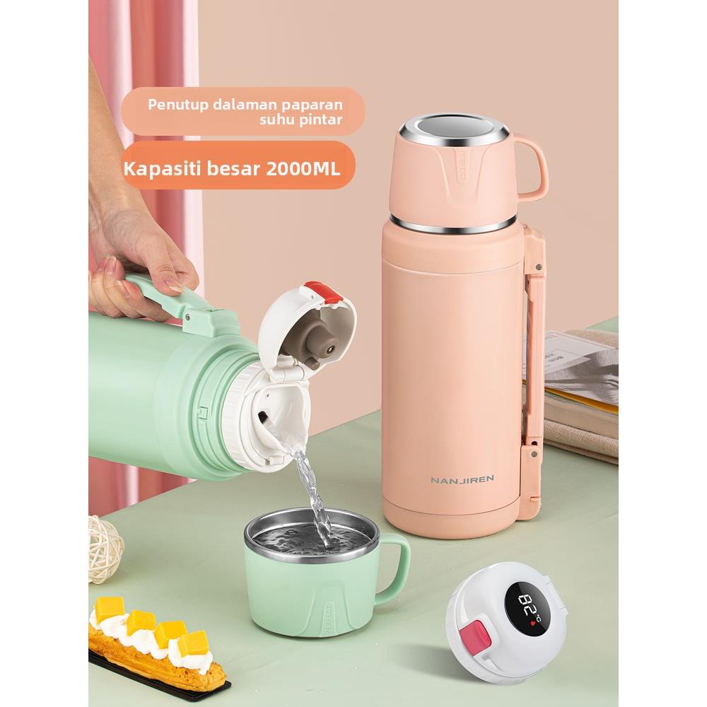 保温杯官方正品智能显温大容量3L水壶露营保暖瓶2L宝宝外出冲奶粉