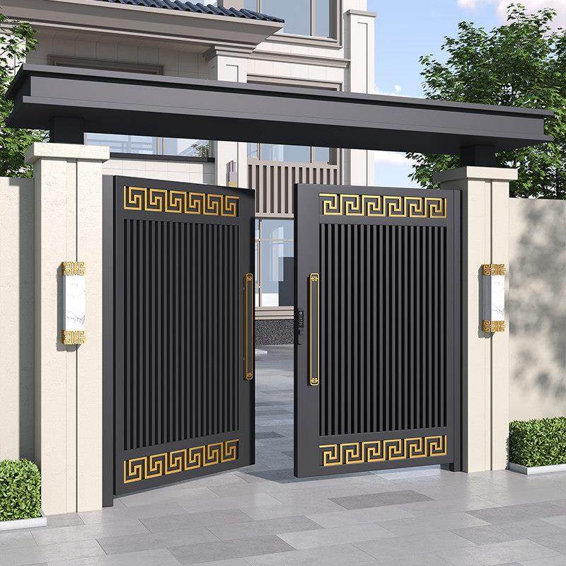 铝艺庭院门别墅大门农村自建房院子大门简约庭院大门户外花园门