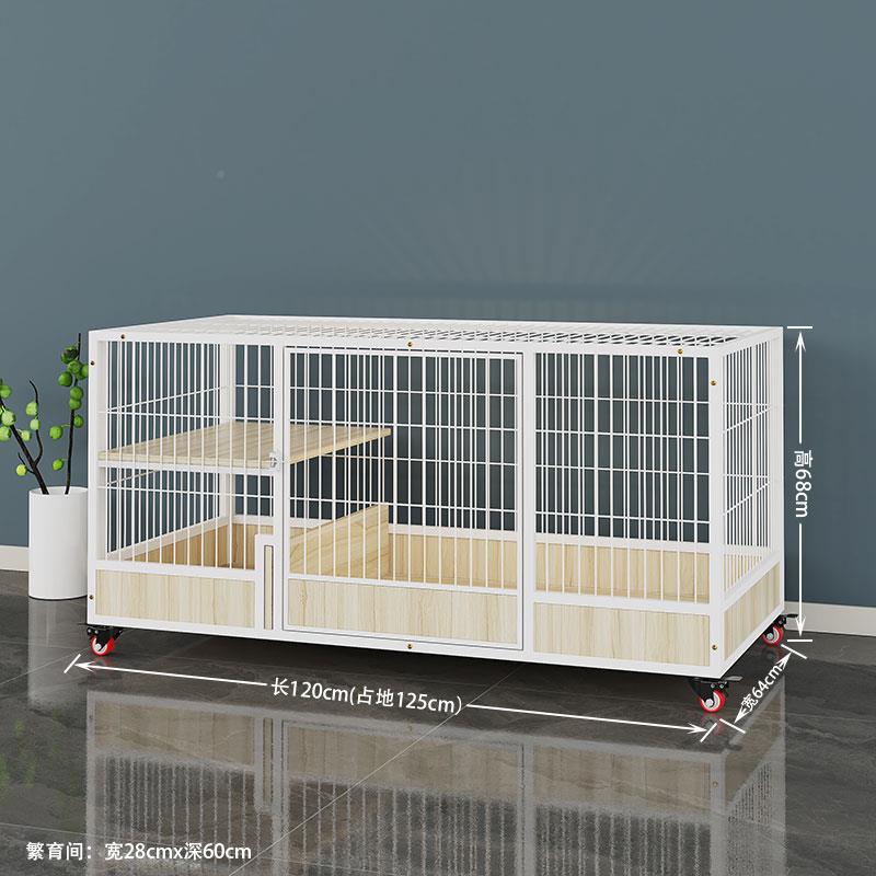 高档猫咪别墅繁实笼子木猫房子猫柜猫笼子豪华层三层猫产房窝双育