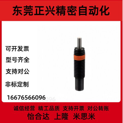 前端平面型弹簧柱塞定位弹顶销锁销ZAW01-M5/M6/M8/M10-H3/H5/H10