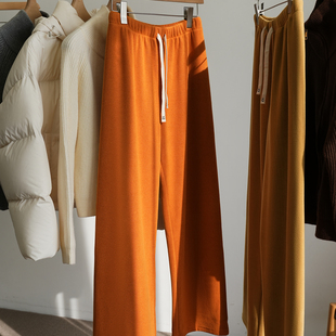 女 加绒加厚舒适垂顺休闲阔腿裤 NYZY160 丽丽姐专享