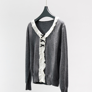 HXPK070X 多色 大晶粉丝专享 蝴蝶结针织衫