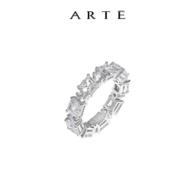 ARTE/艾尔蒂ICY系列复古时尚轻奢感镶嵌锆石戒指送女朋友告白礼物