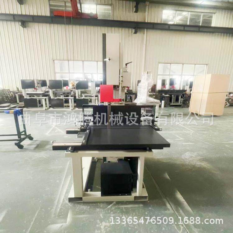 小型木工带锯机-卧式木工带锯机滑轨跑道带锯机弯料锯细木工锯床