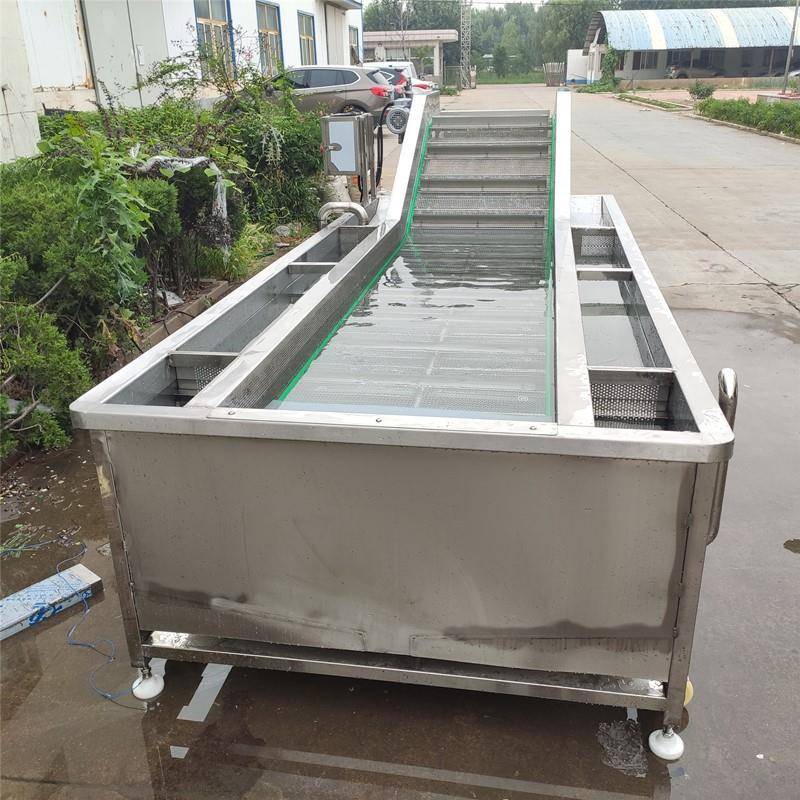 大型连续式海产品挂冰机 厂家可定制带鱼挂冰机厂家 肉丸包冰衣机