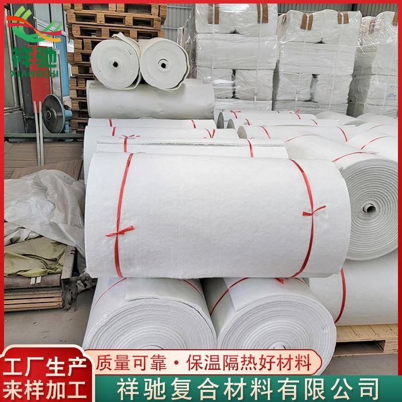 生产3-25毫米无碱玻璃纤维针刺毡薄地铁隔热棉防火棉复合针刺棉毡