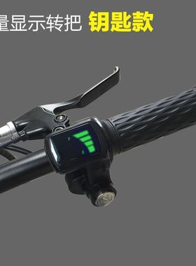 电动车电量显示转把锂电车代驾车液晶电量显示油门转把36V48V