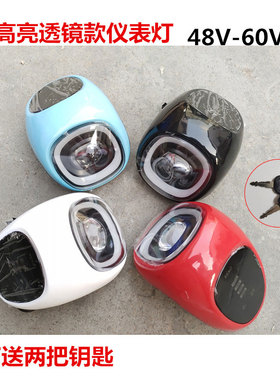 电动车钥匙开关总成爱玛雅迪仪表显示屏大灯喇叭电量通用大全