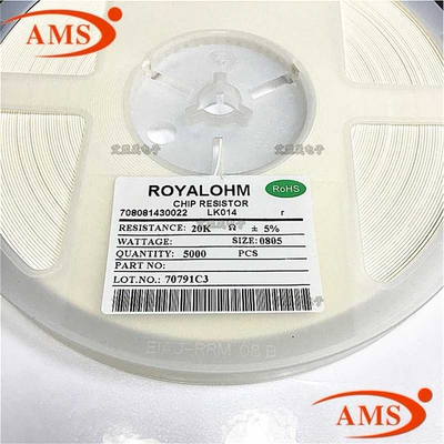 0805 ±5%  阻值20K J档 UniOhm/厚声电阻 原装正品 全新现货