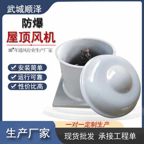 厂房风机防爆排烟风机屋顶轴流风机通风机bdwt-I防爆屋顶风机
