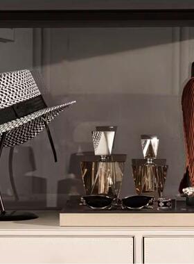 样板房衣帽间卧室梳妆台摆件入户玄关全屋定制展厅软装摆设装饰品