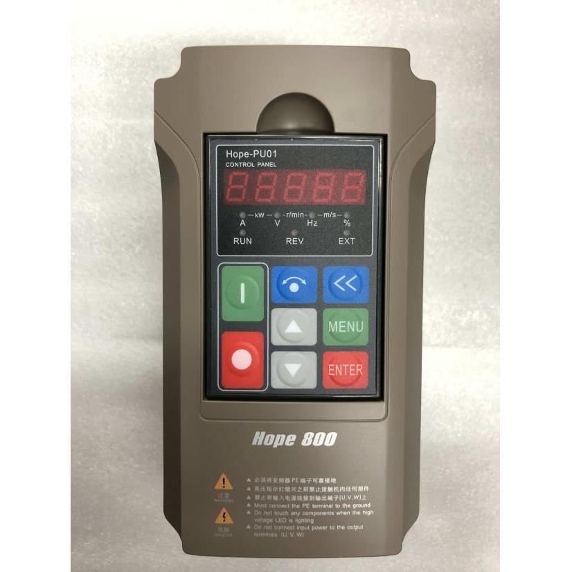 希望森兰变频器HOPE800 1.5KW 2.2 4 5.5 7.5 11 15 22KW0KW80V