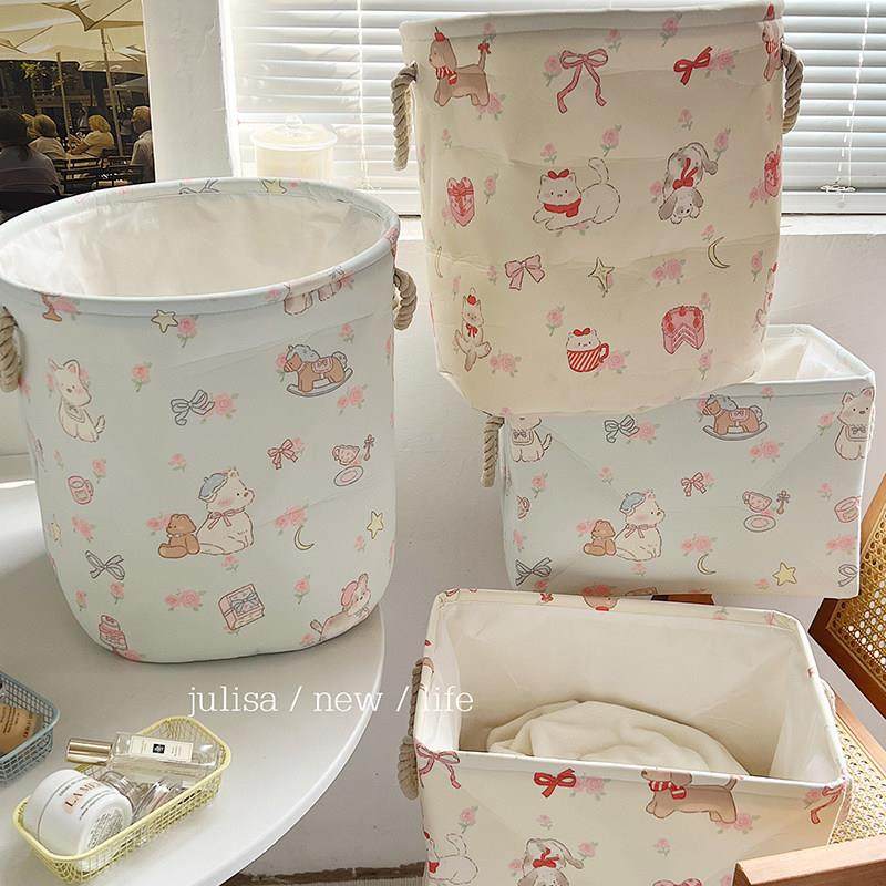 原创系列小众蝴蝶结小狗多用途脏衣篮小狗动物乐园娃娃收纳整理篮,收纳整理,脏衣篮,淘宝优惠券,粉丝福利购,淘宝优惠卷