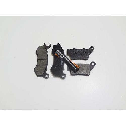 适用钱江MT150踏板摩托车QJ150T-M CBS版前后刹车片 刹车皮制动片