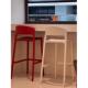 北欧加厚塑料高脚椅户外可叠放高凳子设计师简约吧台椅小户型吧凳
