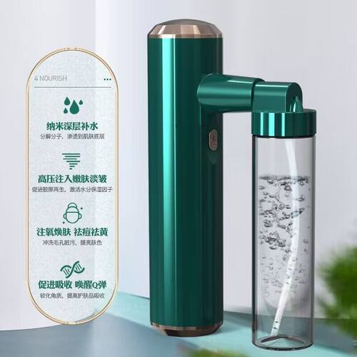 便携手持注氧仪家用喷雾仪脸部高压助氧补水精华导入美容仪助氧仪