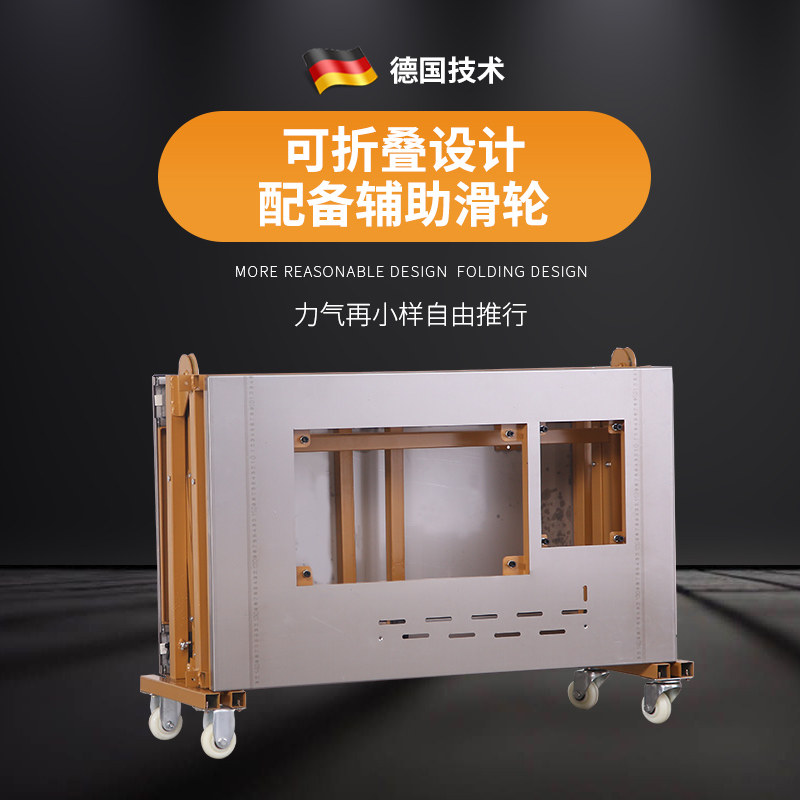 木工折叠锯台多功能一体机精密推台锯滑轨道专用工作台无尘子母锯