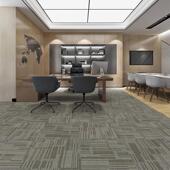 方块地毯办公室拼块毯PVC底地垫写字楼商用水泥地大面积全满铺装