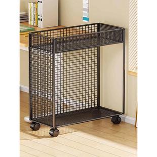 计算机主机箱支架办公落地式轮式主机放置柜可移动工作站双层储物