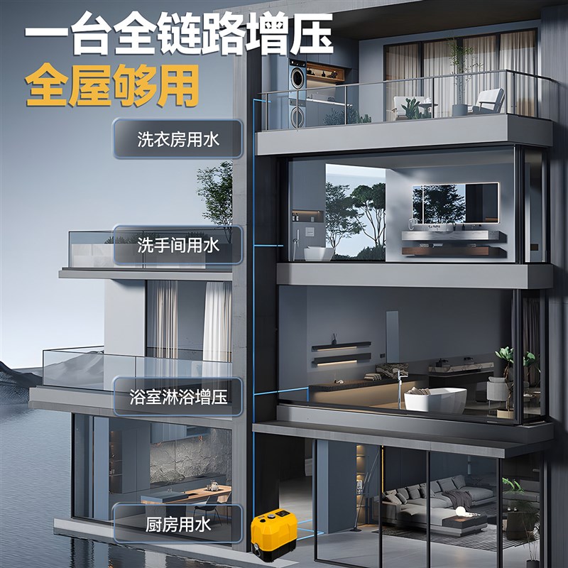 熊猫低电压变频增压泵永磁自吸泵家用全自动自来水管道全屋热水器