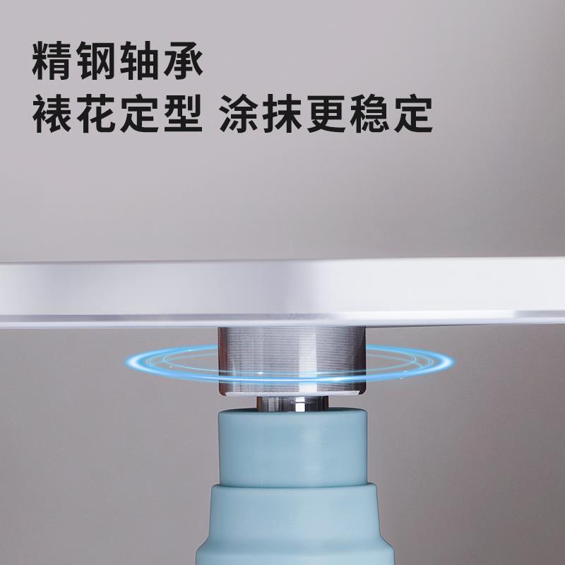 蛋糕裱花台生日甜品抹面铝合金转台裱花转盘12寸家用商用烘焙工具