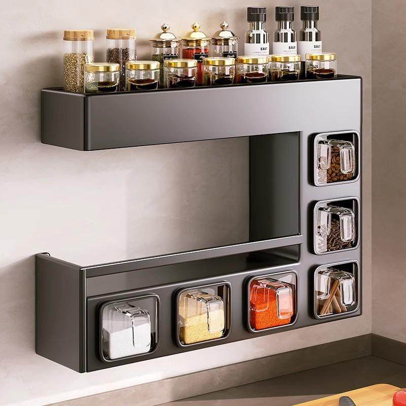德国调味瓶罐储物架调味盒家用厨房盐调味罐储物盒密封防潮壁挂,厨房/烹饪用具,调味瓶罐/调料研磨器,淘宝优惠券,粉丝福利购,淘宝优惠卷