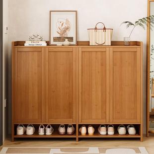 实木鞋 架子 柜家用门口入户楼道外大容量收纳经济型新款 简易防尘鞋