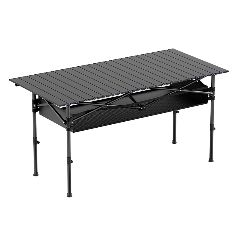 户外升降桌折叠桌子便携式露营蛋卷桌折叠桌野餐桌椅露营装备套装