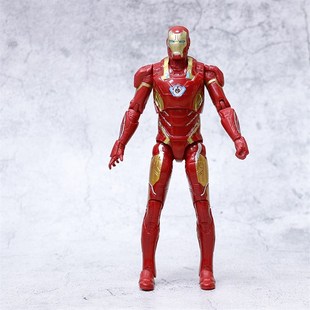 钢铁侠手办玩具绿巨人反浩克蜘蛛侠公仔可动蛋糕摆件儿童礼物耐摔