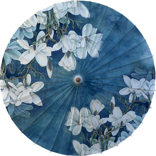 油纸伞防雨防晒实用手工男女汉服复古风舞蹈演出古典传统【清新】