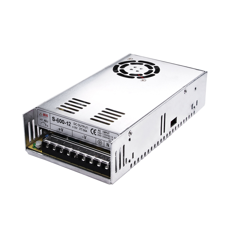 深圳明伟220V转24v直流开关电源S-600W-12V50A变压器灯箱适配器25