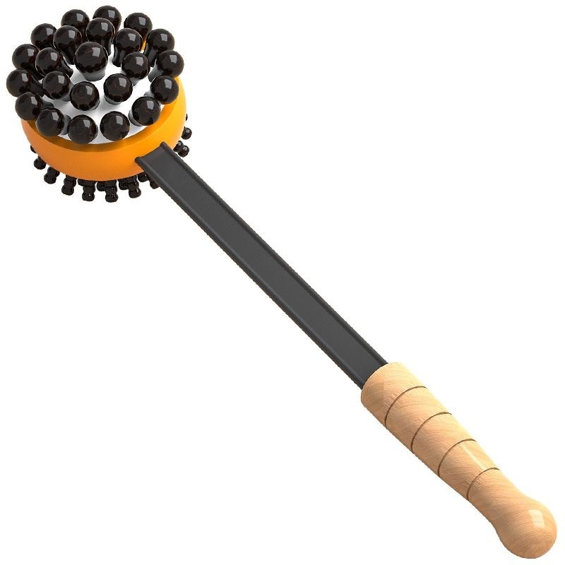 按摩锤敲打经络棒捶肩背部神器手持式锤子养生拍打全身锤实木手柄