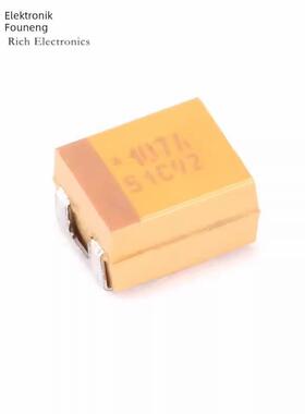 贴片钽电容 16V100UF 107C 100UF 16V B3528 B型 NEC黑色 2K装