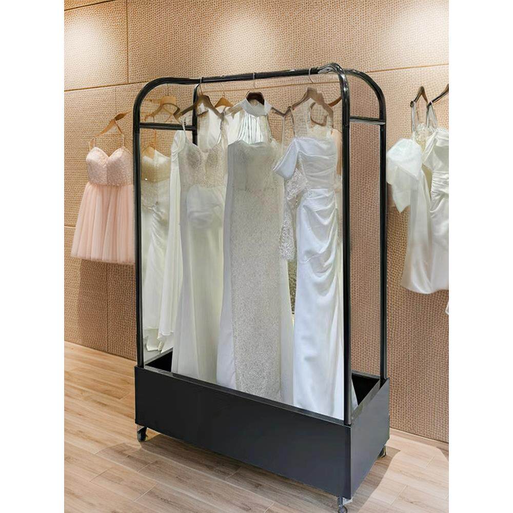 高档婚纱车推车礼服馆带轮移动展示架拖尾秀禾新娘试纱工具车加粗