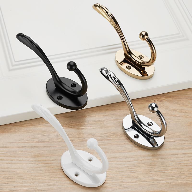 挂衣钩挂钩墙壁挂衣架壁挂墙上衣柜进门玄关衣服衣帽金属单个打孔