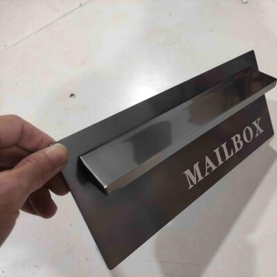 定制别墅不锈钢信报箱木门小信箱面板前投后取报箱邮箱支持定制