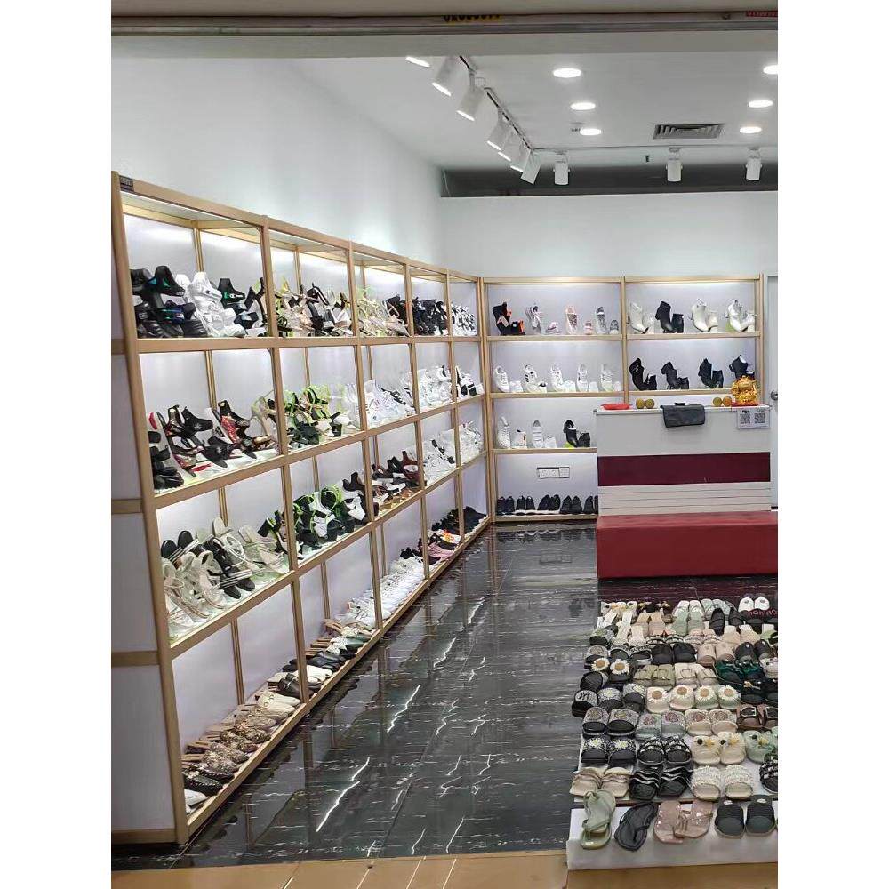 鞋店鞋架展示架童鞋包包架商用加厚多层鞋包摆放落地货架重覆拆装