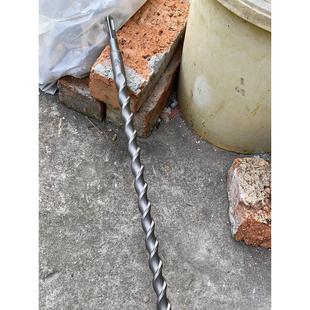 加长电锤冲击钻头800 3米穿墙超长钻头方柄圆柄混凝土打孔 2米