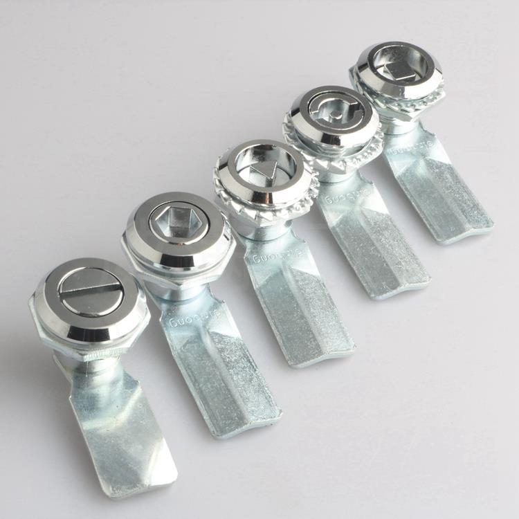 MS705-1-2三角锁圆柱锁 垃圾果皮箱锁 配电铁皮柜锁 翼型锁转舌锁