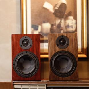 力创宝碟box5发烧书架箱5.5寸无源二分频桌面音箱纯实木贴皮烤漆