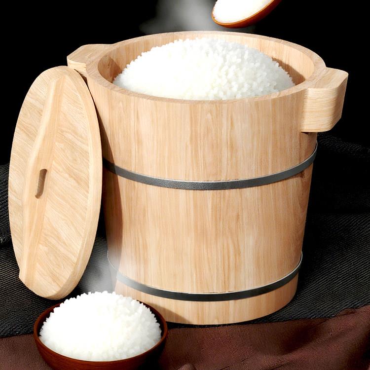 香杉木蒸饭木桶家用江西原木蒸饭桶大小号商用木桶饭柴火灶底托