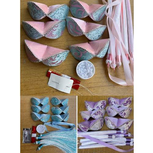 半成品材料包装广西绣球花8cm材料DIY手工制作假期活动学校手工制