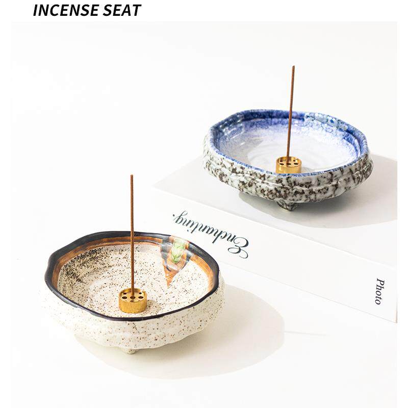 小众陶瓷香，香座，墨水风格中世纪基地创意生日礼物桌面装饰小饰