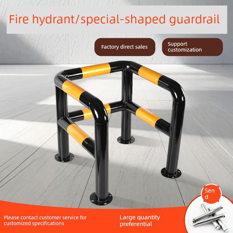 钢管挡车车位防撞护栏u型钢管护栏道路隔离护栏m型护栏u型桩