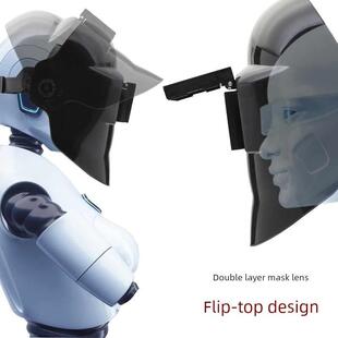 德式焊接面罩氩弧焊头盔翻盖式气体保护焊双层玻璃绝缘焊机焊接保