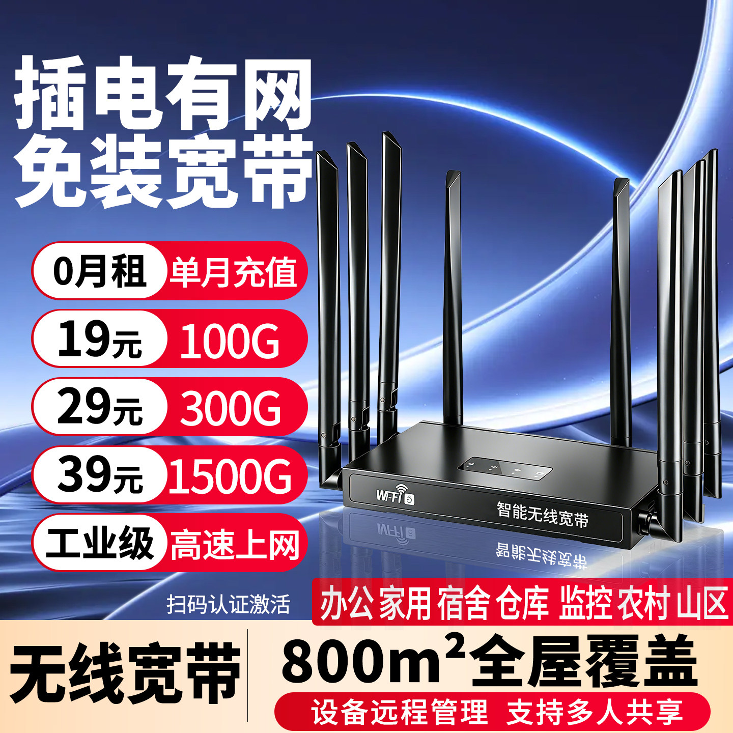 帝休新款随身wifi6移动无线网络流量全国通用家用户外高速宽带免拉网线上网车载Wi-Fi路由器