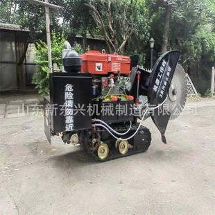 混凝土马路切割机水泥路面刻纹机电动切缝机柴油切路机切地机