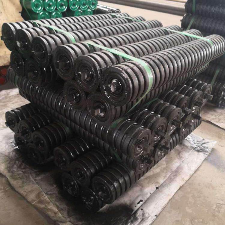 上新输送机皮带托辊 矿用托辊 橡胶缓冲托辊 尼龙托辊价格